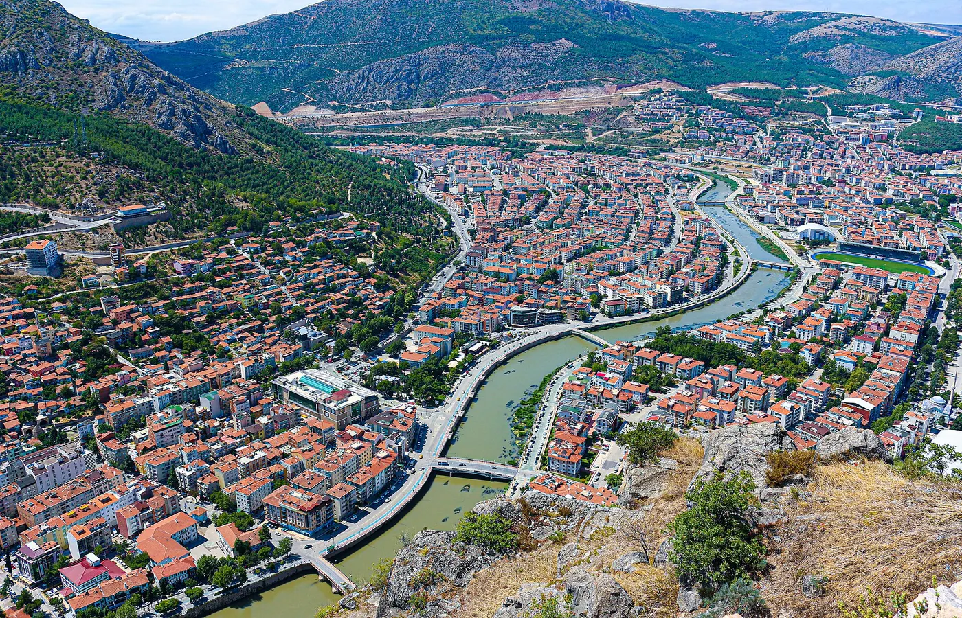 Amasya kent ve kültür görünümü