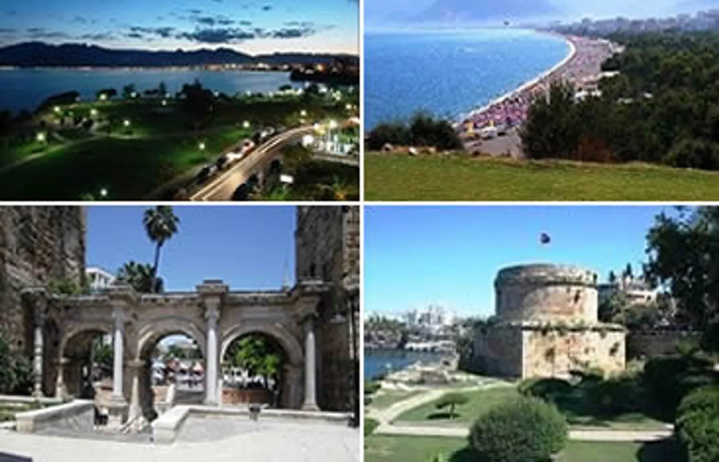 Antalya kent ve kültür görünümü