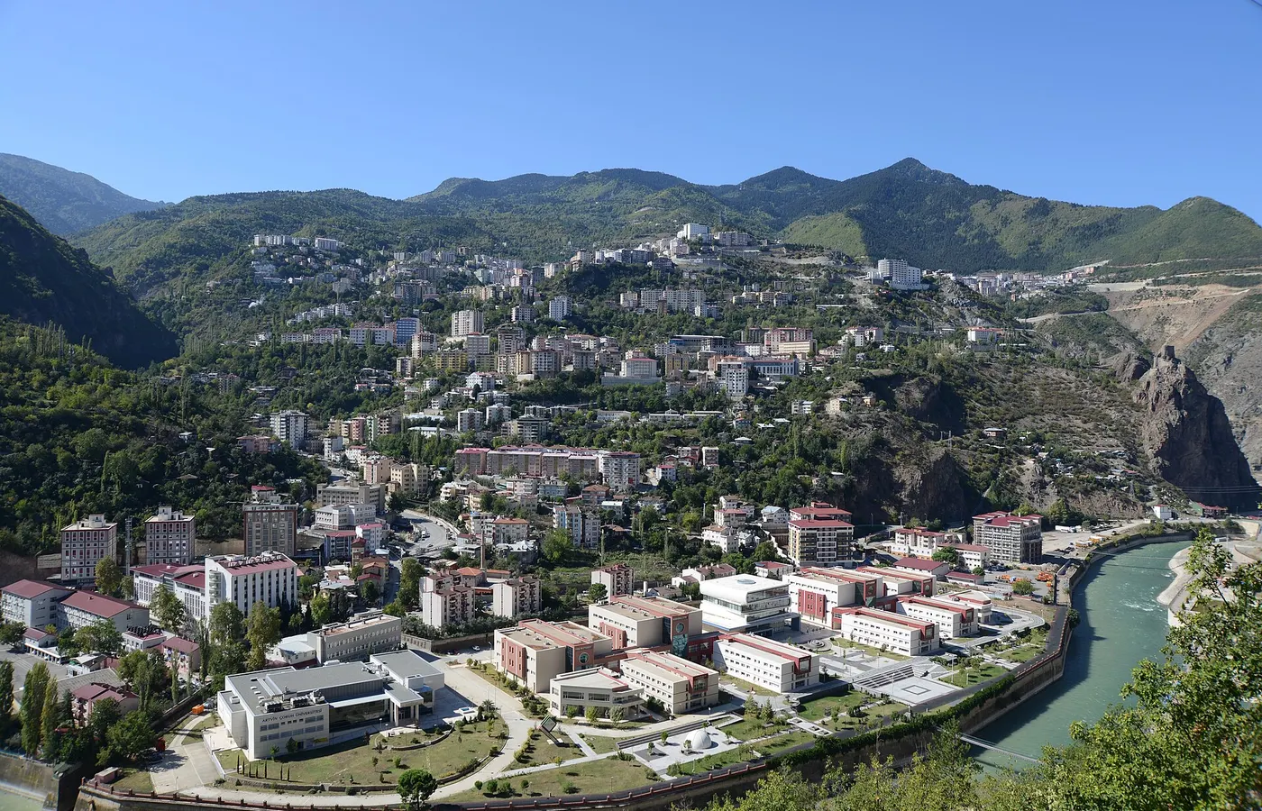 Artvin kent ve kültür görünümü